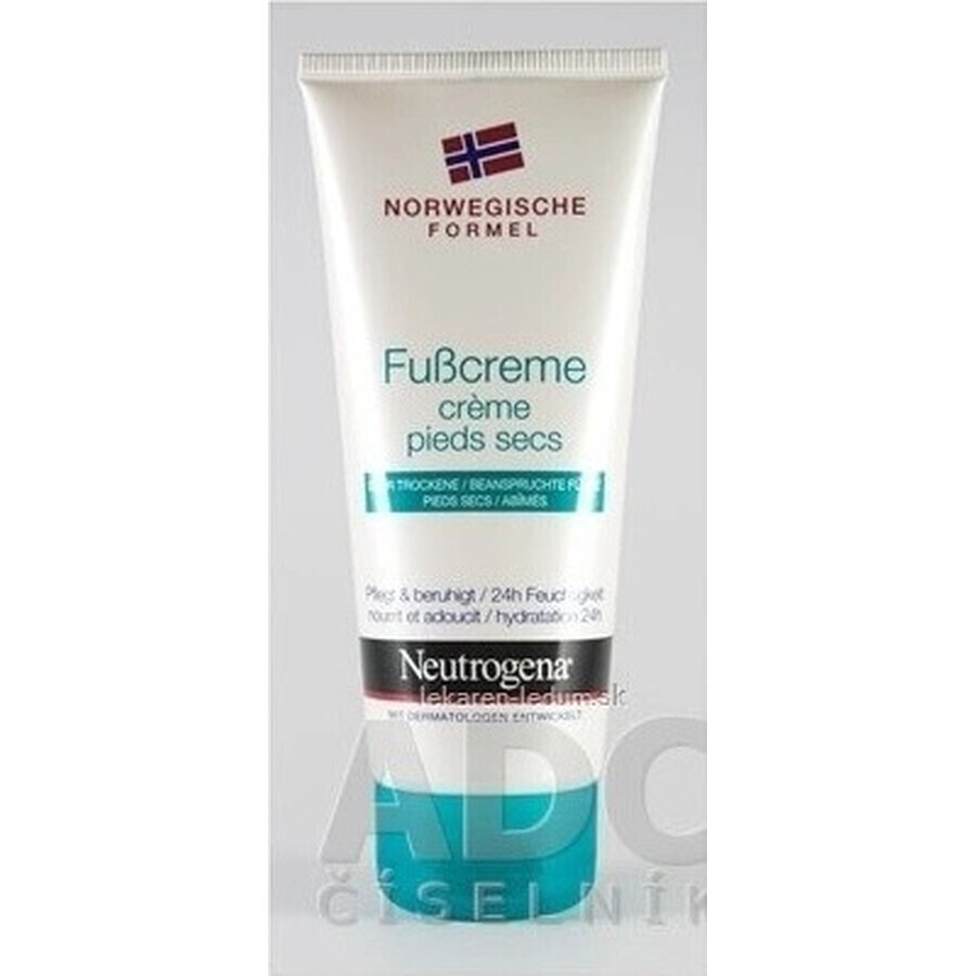 NEUTROGENA® Crème ultra nourrissante pour les pieds avec la formule norvégienne 1×100 ml, crème pour les pieds