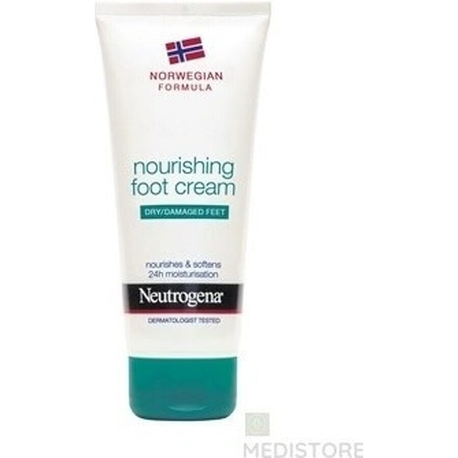 NEUTROGENA® Crème ultra nourrissante pour les pieds avec la formule norvégienne 1×100 ml, crème pour les pieds