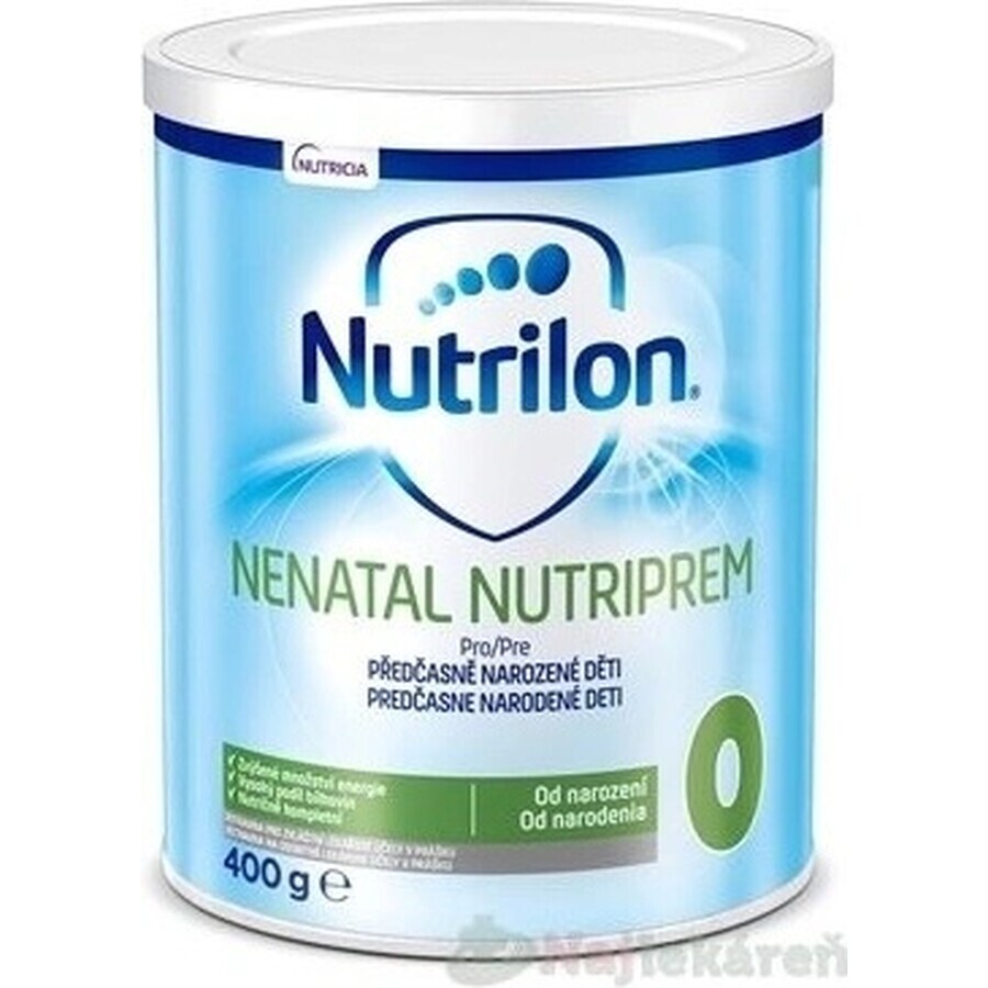 Nutrilon 0 NENATAL NUTRIPEM NENATAL 1×400 g, Spezialnahrung Milchpulver (ab Geburt)