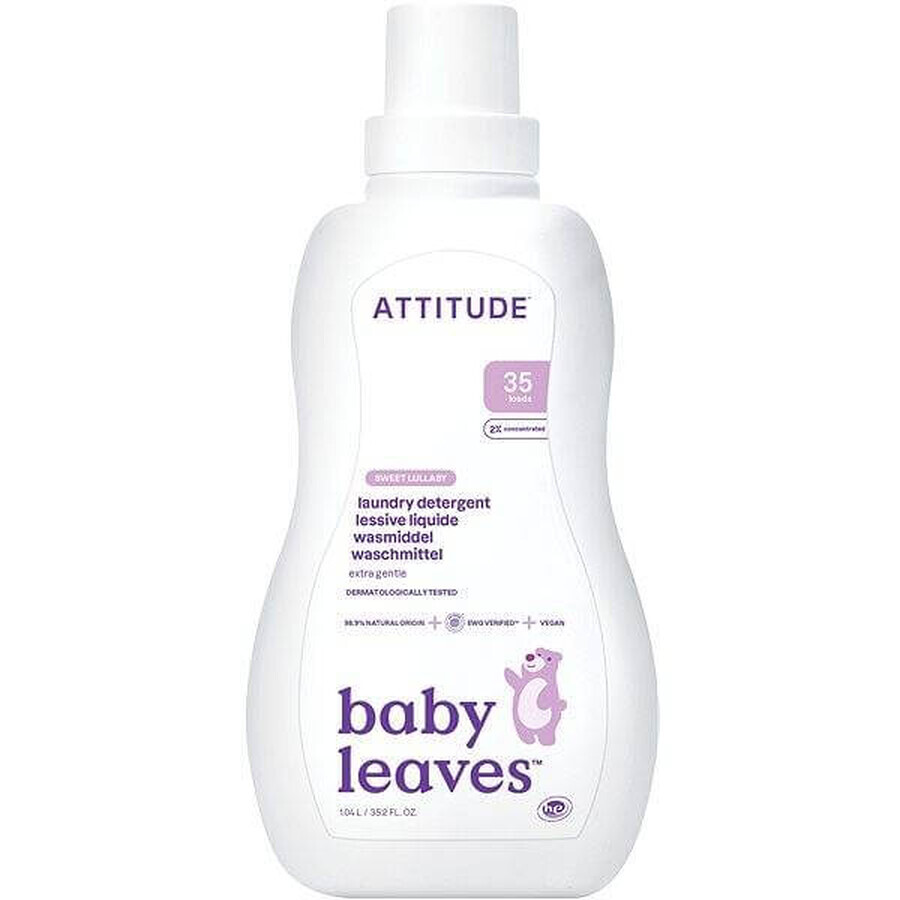 ATTITUDE Sweet Lullaby Baby Wasgel 1×1050 ml, Sweet Lullaby gearomatiseerde wasgel