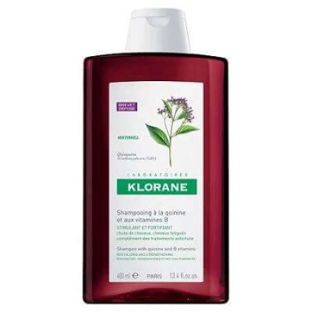 Șampon cu chinină și vitamina B6, 400 ml, Klorane
