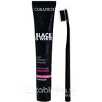 CURAPROX Black is White Light-Pack 1×1 set, dentifricio 8 ml + spazzolino CS 5460 1 pz.