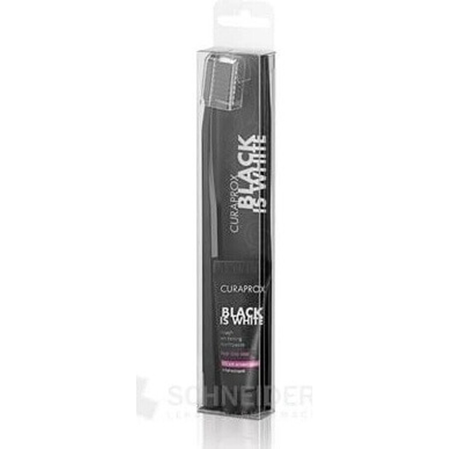 CURAPROX Black is White Light-Pack 1×1 set, dentifricio 8 ml + spazzolino CS 5460 1 pz.