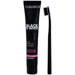 CURAPROX Black is White Light-Pack 1×1 set, dentifricio 8 ml + spazzolino CS 5460 1 pz.