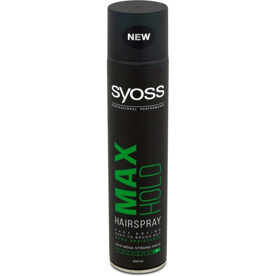 Spray de păr Syoss Max Hold 1×300 ml, fixativ