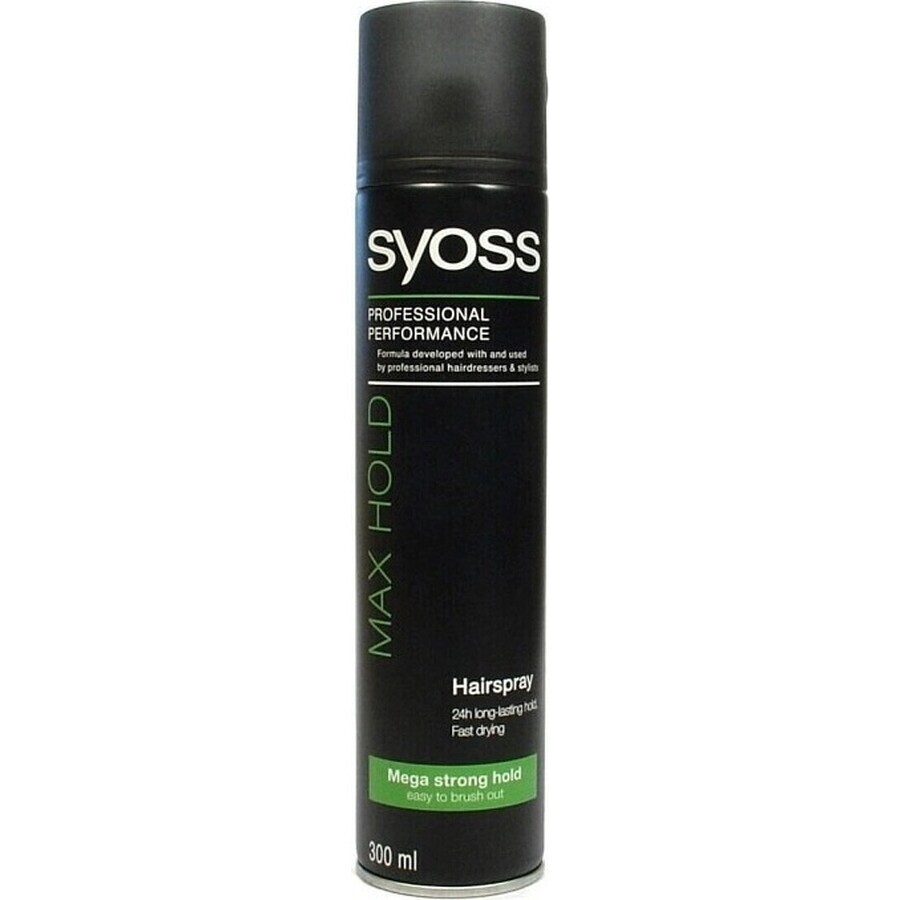 Spray de păr Syoss Max Hold 1×300 ml, fixativ