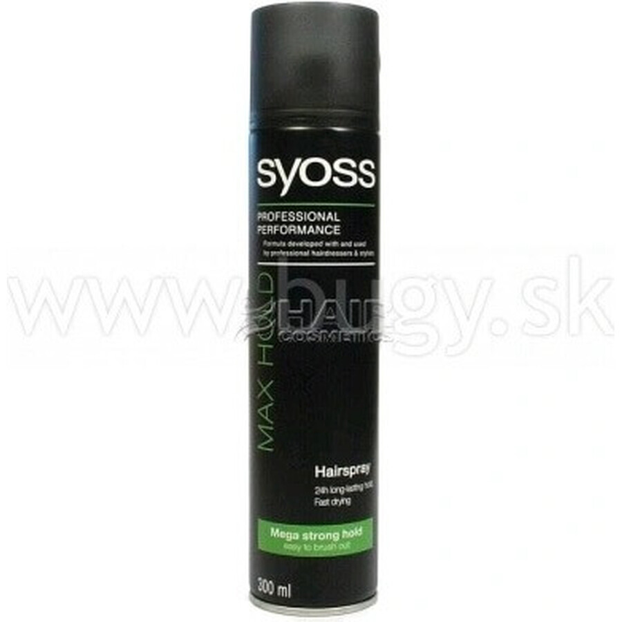 Spray de păr Syoss Max Hold 1×300 ml, fixativ