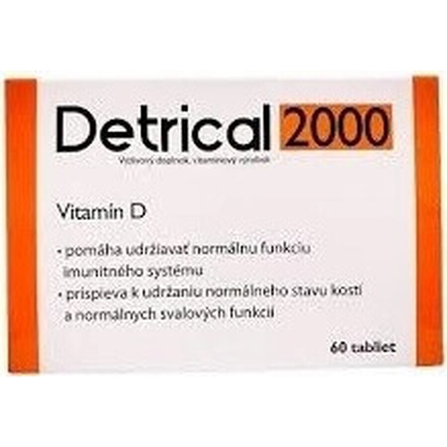 Detrical 2000 Vitamin D 1×60 tbl, food supplement