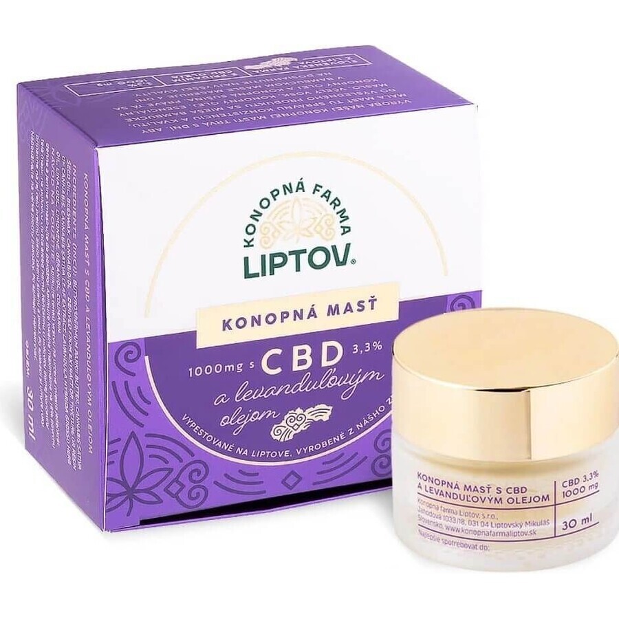 HEMP FARM LIPTOV K. MAS CBD 1000MG 3,3% L 30ML 1×30 ml