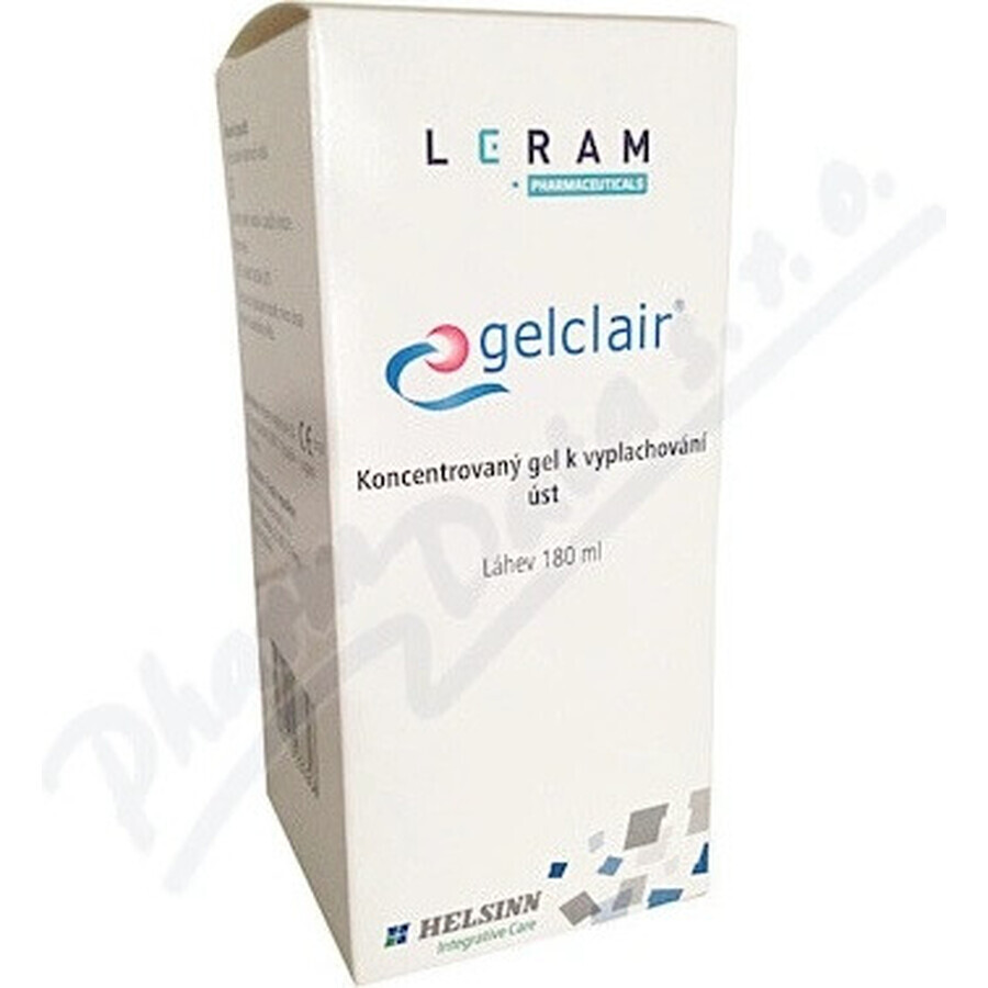 GELCLAIR GEL PENTRU ELIMINAREA LESSIEI GURII 1×180 ml, supliment alimentar