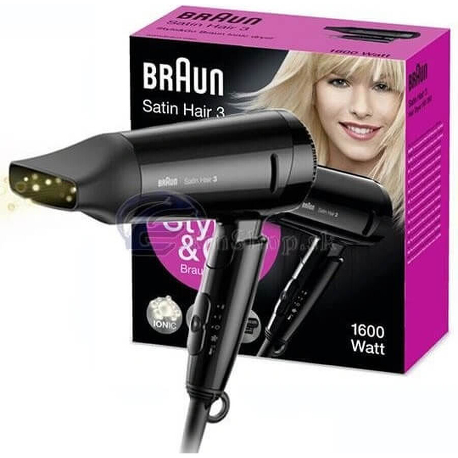 Braun Satin Hair 3 Hd 350 To Go 1pc 1×1 1pc sèche-cheveux