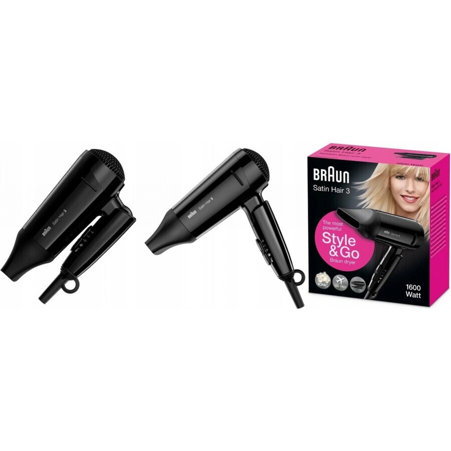 Braun Satin Hair 3 Hd 350 To Go 1pc 1×1 1pc sèche-cheveux