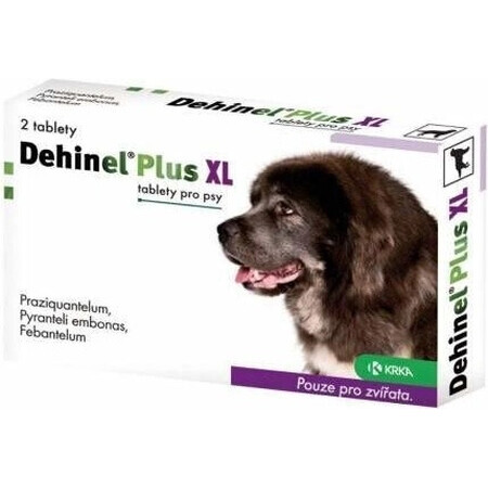 DEHINEL PLUS XL 2TBL A.U.V. 1×2 tbl, medicinale per cani