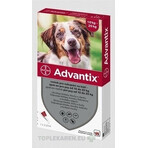 Advantix Spot-on pentru câini de la 10 la 25 kg 1×2,5 ml, pipetă