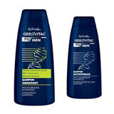 Șampon hidratant, Gerovital H3 Men, 400 ml + Cadou șampon anti-mătreață, 250 ml, Farmec