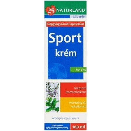 NATURLAND SPORTSMEN CREAM 1×100 ml, cremă