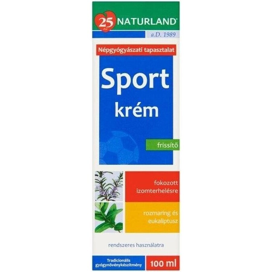 NATURLAND SPORTSMEN CREAM 1×100 ml, cremă