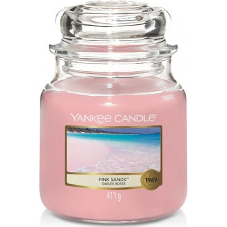 Yankee Candle Pink Sands™ Lumânare medie 1×411 g, lumânare parfumată