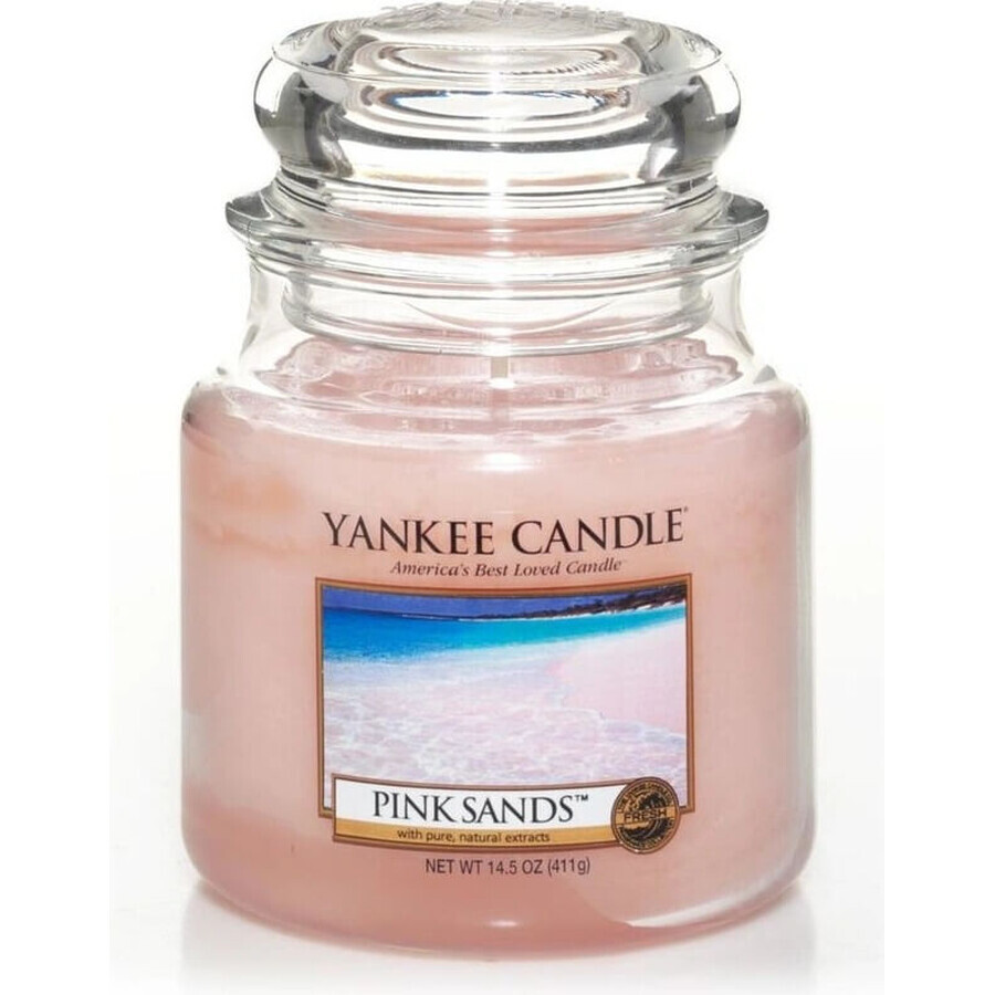 Yankee Candle Pink Sands™ Lumânare medie 1×411 g, lumânare parfumată