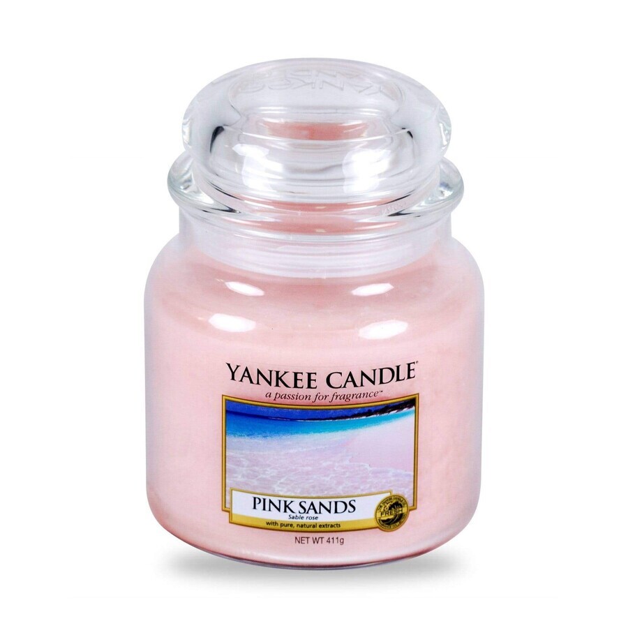 Yankee Candle Pink Sands™ Lumânare medie 1×411 g, lumânare parfumată