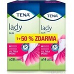 TENA Lady Slim Ultra Mini 1×42 pezzi, assorbenti igienici per incontinenza