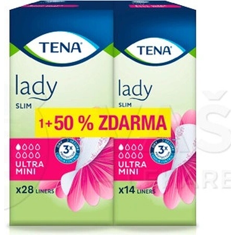 TENA Lady Slim Ultra Mini 1×42 pezzi, assorbenti igienici per incontinenza