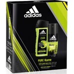 ADIDAS PURE GAME DEO S 150ML+SPR DEO S 150ML+SPR GEL 250ML 1SET 1×1 pz, set