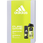 ADIDAS PURE GAME DEO S 150ML+SPR DEO S 150ML+SPR GEL 250ML 1SET 1×1 pz, set