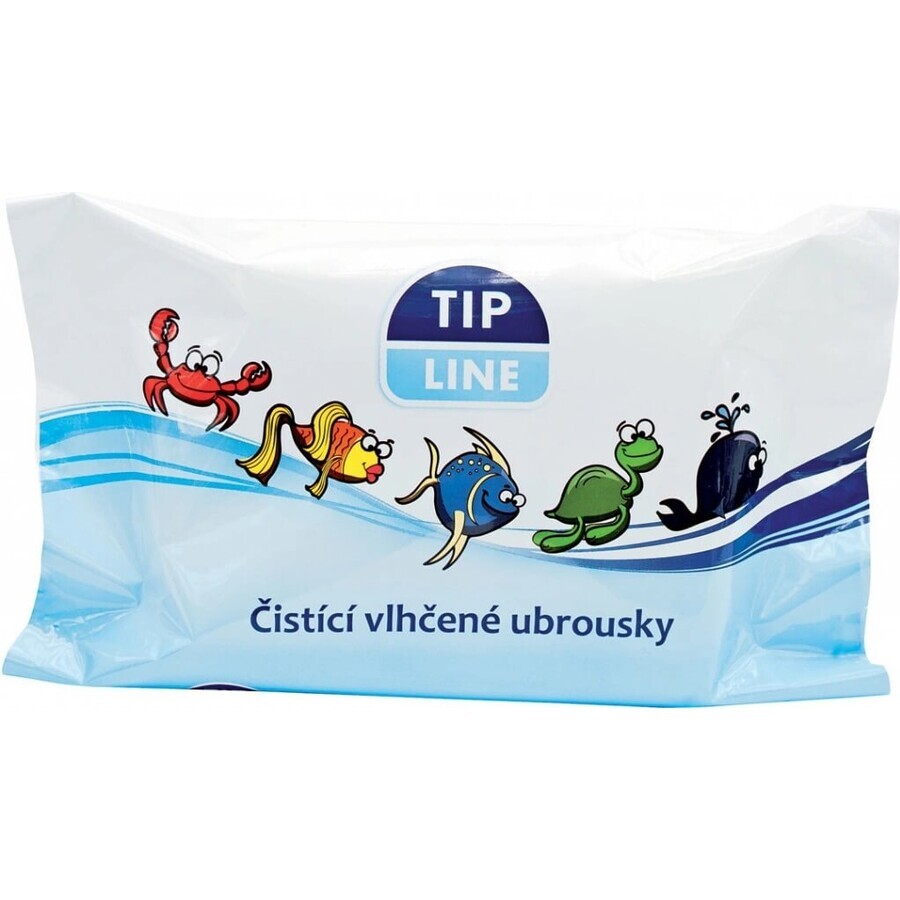 Tip Line baby cleansing wet wipes 1×60 pcs, cleaning wet wipes