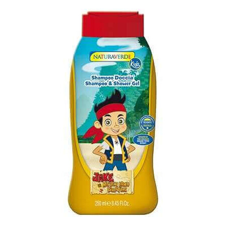 Șampon și gel de duș pentru copii, Jake, 250 ml, Naturaverde