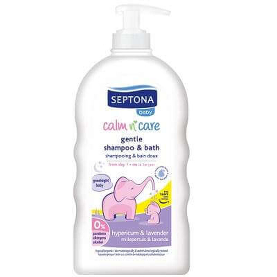 Șampon și spumă de baie cu lavandă, +0 luni, 500ml, Septona