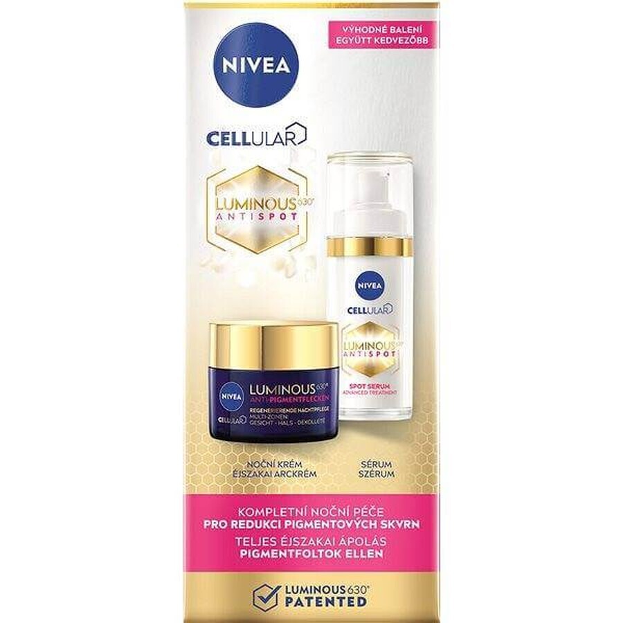 Nivea FC Luminous S/N Duopack 1×30 ml + 50 ml, set de produse cosmetice pentru față