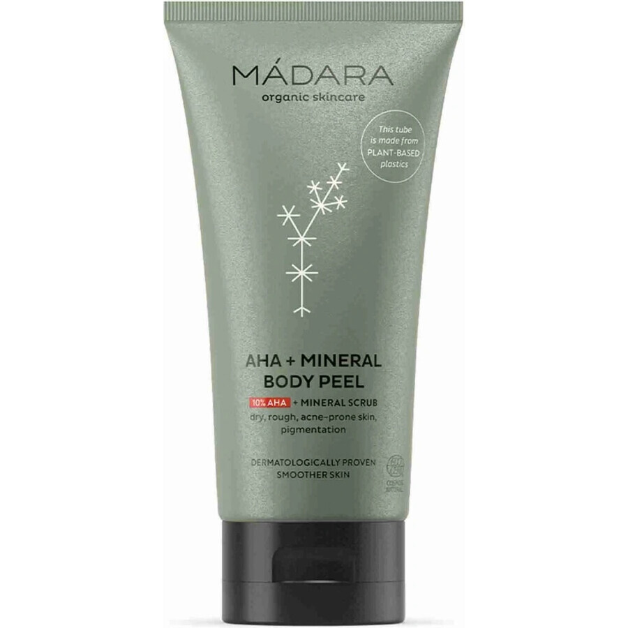 MÁDARA AHA + MINERAL Scrub de corp 175ml 1×175ml, scrub de corp