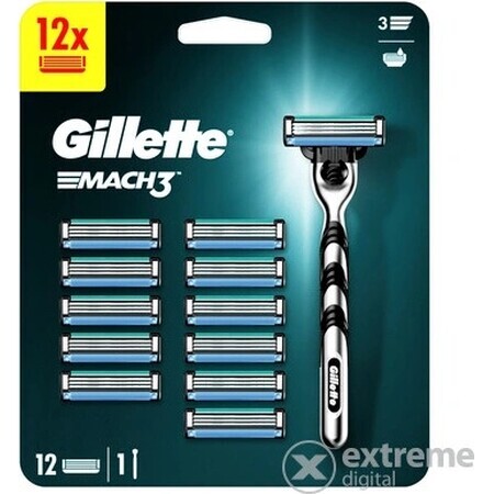 Gillette Mach3 Special Pack Radea + 12nh 1×1 buc