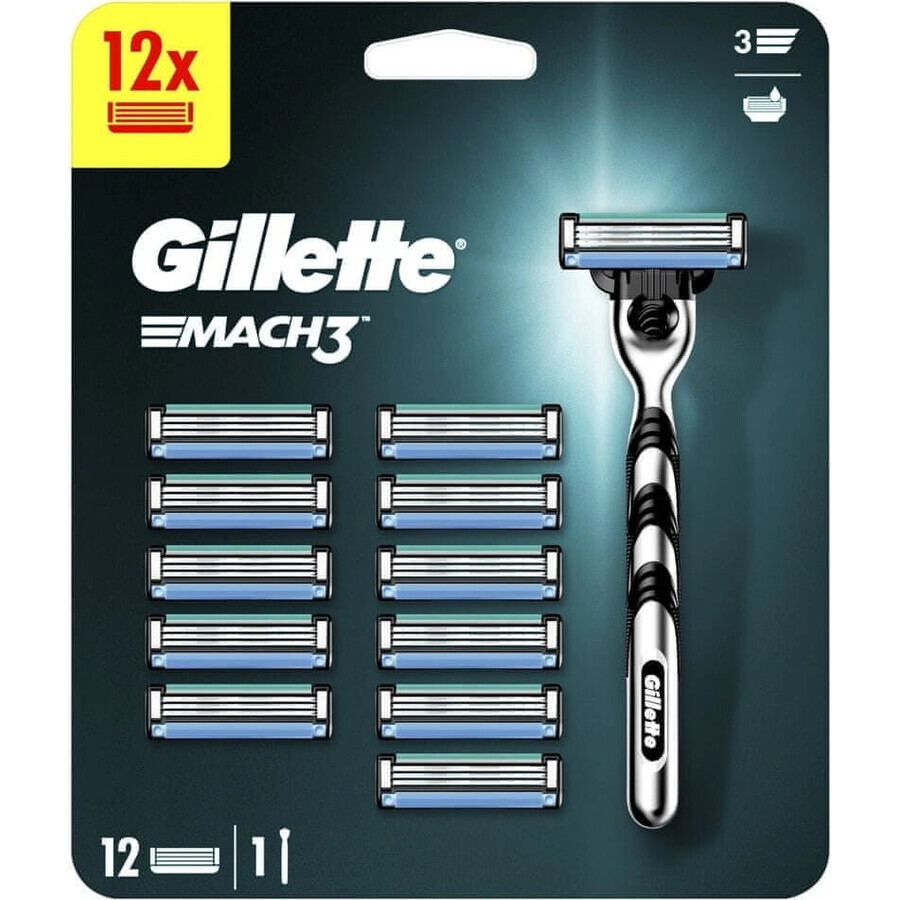 Gillette Mach3 Special Pack Radea + 12nh 1×1 buc