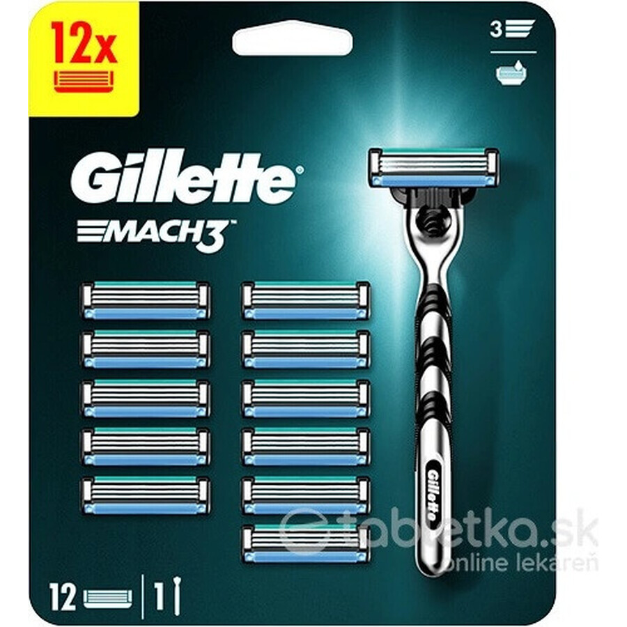 Gillette Mach3 Special Pack Radea + 12nh 1×1 buc