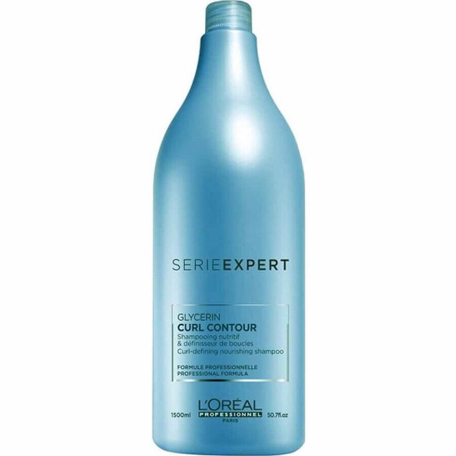 Șampon nutritiv pentru păr ondulat creț, SE Glycerin Curl Contour, 1500ml, L'Oreal Professionnel
