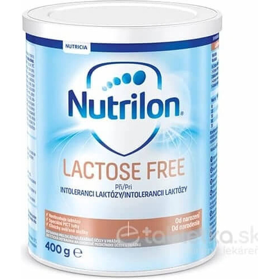 Nutrilon LACTOSE FREE 1×400 g, formula lattea, dalla nascita