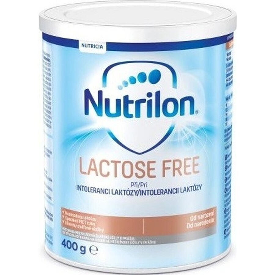 Nutrilon LACTOSE FREE 1×400 g, formula lattea, dalla nascita