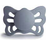 FRIGG Butterfly Butterfly Anatomical Silicone Soother Great Gray, 0-6m 1×1 pc, silicone soother