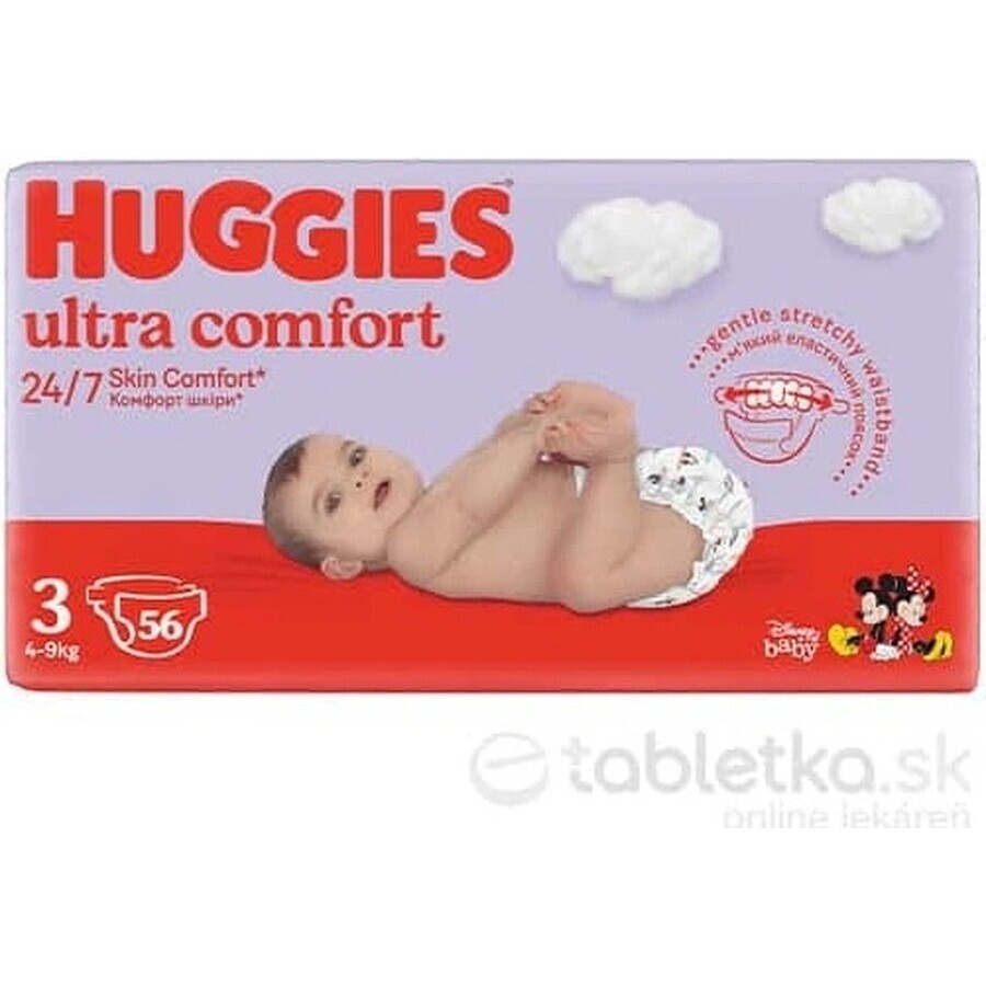 HUGGIES Ultra Comfort Jumbo 3 56 stuks 1×1 stuk