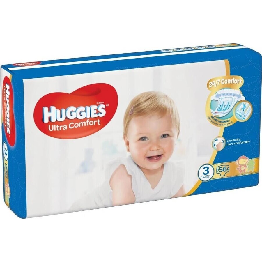 HUGGIES Ultra Comfort Jumbo 3 56 stuks 1×1 stuk