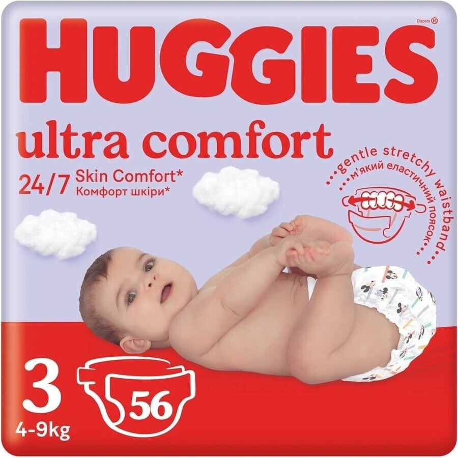 HUGGIES Ultra Comfort Jumbo 3 56 stuks 1×1 stuk