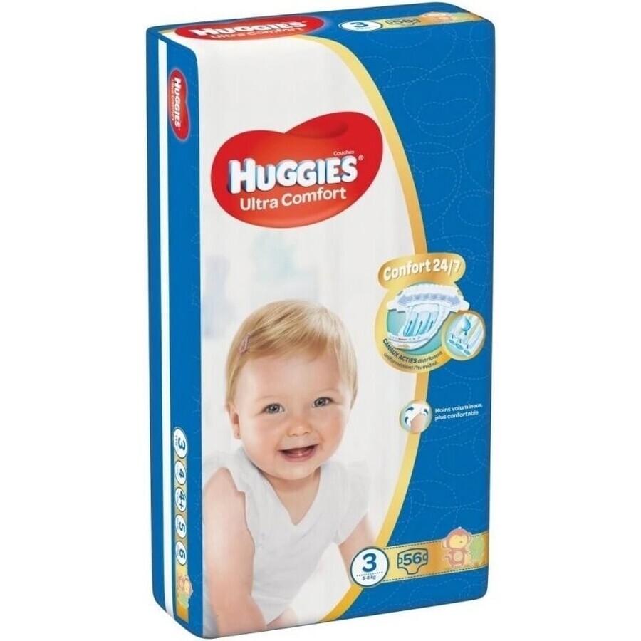 HUGGIES Ultra Comfort Jumbo 3 56 stuks 1×1 stuk