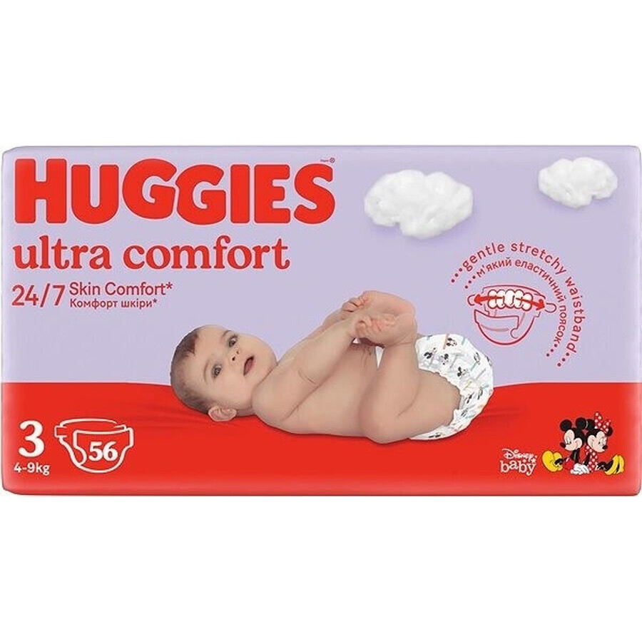 HUGGIES Ultra Comfort Jumbo 3 56 stuks 1×1 stuk