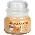 Village Candle Bougie parfumée en bouteille - Beurre d'érable - Sirop d'érable, petite 1×1 pc, bougie parfumée