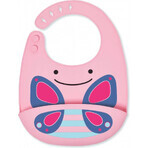 Bavoir en silicone Zoo Butterfly 1×1 pc, bavoir en silicone