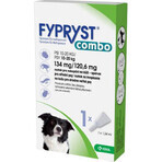 FYPRYST combo 134 mg/120,6 mg PSY 10-20 KG 1×1,34 ml, preparat pentru purici