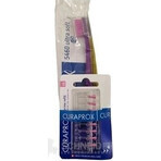 CURAPROX CPS 08 prime refill rosa + CS 5460 1×1 set, spazzolini interdentali senza supporto 8 pz + spazzolino 1 pz