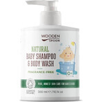 Wooden Spoon Baby Shower Gel/Shampooing 2in1 fragrance free 300ml 1×300ml, baby shower gel